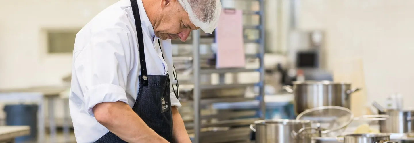 Werken kok bij Hutten - productiekeuken