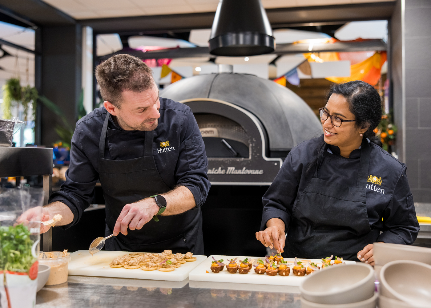 Culinaire ambacht bedrijfshoreca, bedrijfsrestaurant, Hutten Business catering